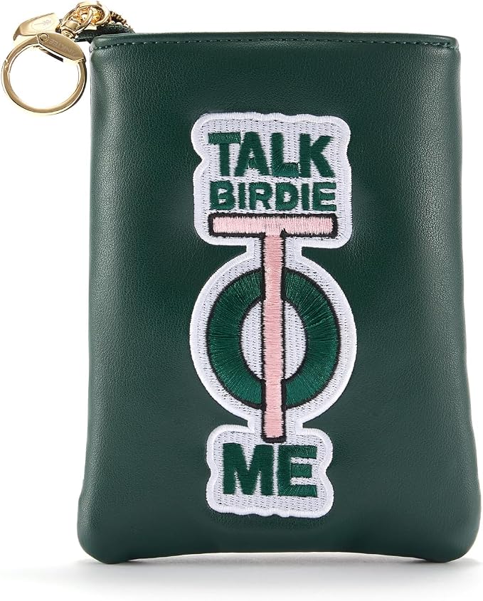 PINKTEE Golf Valuables Pouch Funny Golf Accessories Bag by PINKTEE