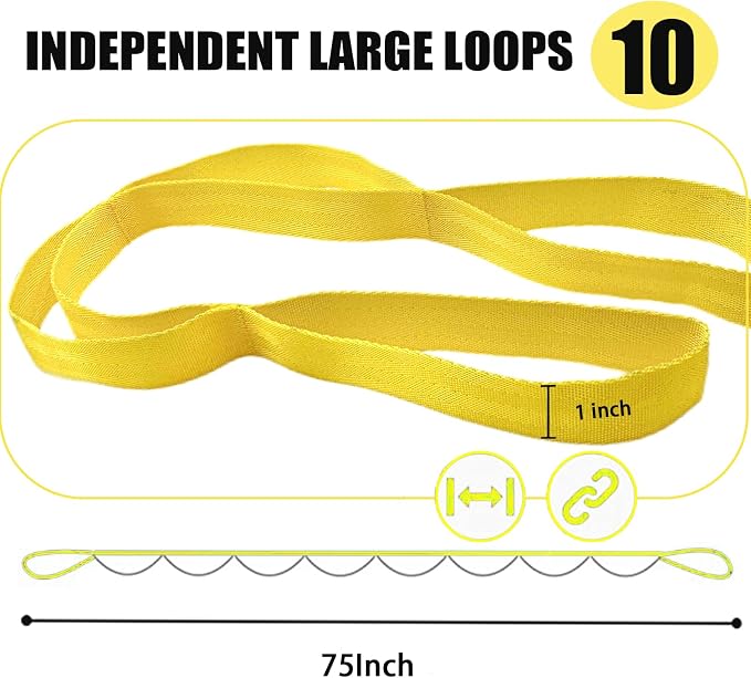 Stretching Strap Yoga Strap - Image 3