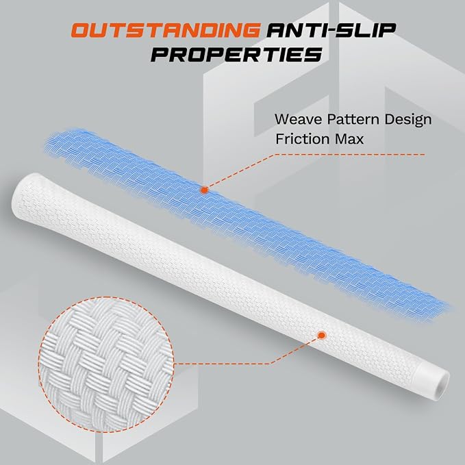 Lightweight Golf Grips with Full Regrip Kit, Carbon Fiber Texture, - Image 2