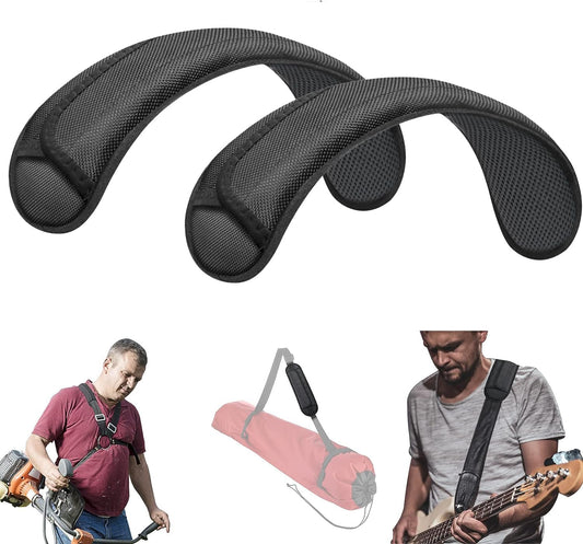 2 Pack Universal Shoulder Strap Pad, Breathable Backpack Pad for Shoulder Bags, Cushion Pads, Guitar Pads, Comfortable Replacement Shoulder Pads Help Relieve Shoulder Pain