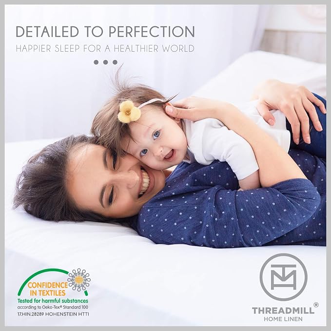 Threadmill Luxury 100% Cotton Full Bed-Sheets - Image 4