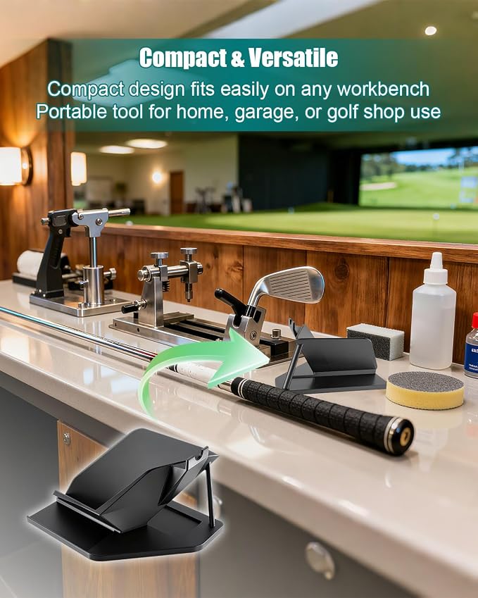 Golf Club Ruler Fitting Tool – Length Measuring Aid, Club Head Angle Adjustment - Image 5
