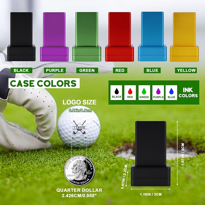Custom Golf Ball Stamp | Self-Inking Golf Stamp - Image 4