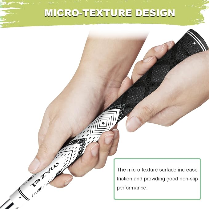 MAZEL Cord Rubber Golf Grips for Men - Image 4