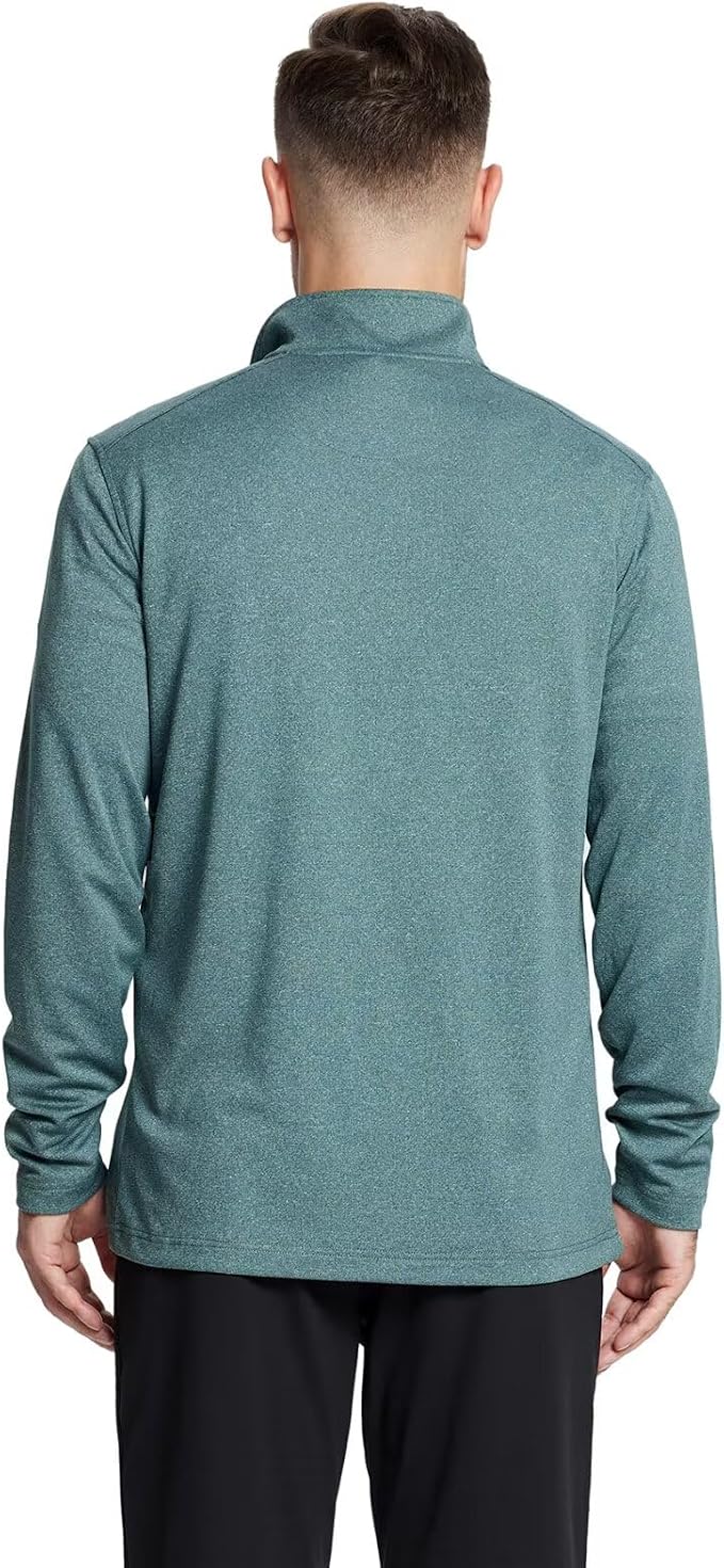 M MAELREG Quarter Zip Golf Pullover Men Dry Fit Long Sleeve Performance Wicking - Image 3