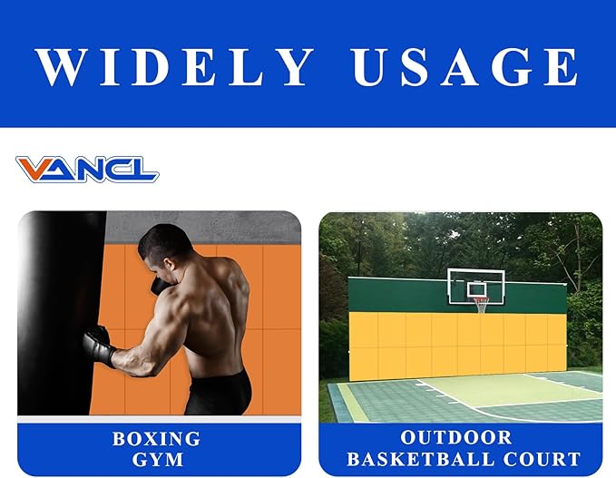 Gym Padding Wall Pads for Gym Wall Mats Basketball Wall Padding 2" Thick Foam - Image 7