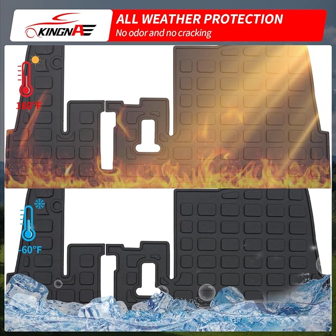 Floor Mats Compatible with 2017-2025 Yamaha Drive2 and UMAX Rally TPE All - Image 3