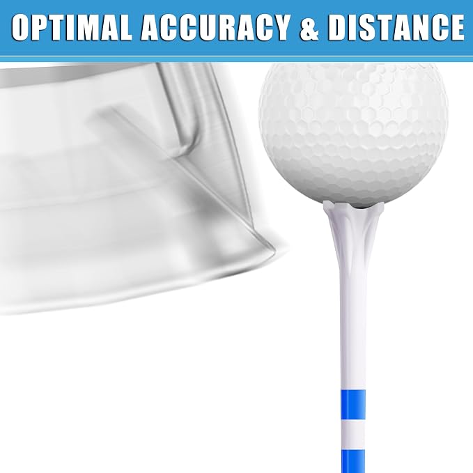 CHAMPKEY PRO 4-Prong Plastic Golf Tees 150 Pack - Image 4