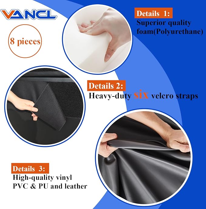 Gym Padding Wall Pads for Gym Wall Mats Basketball Wall Padding 2" Thick Foam - Image 4