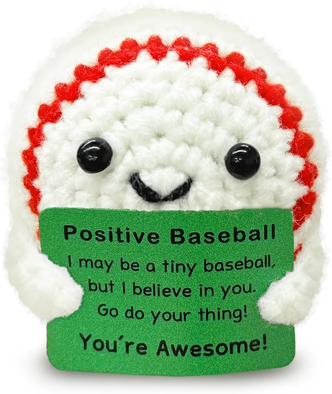Funny Crochet Mini Baseball Gift by Unknown