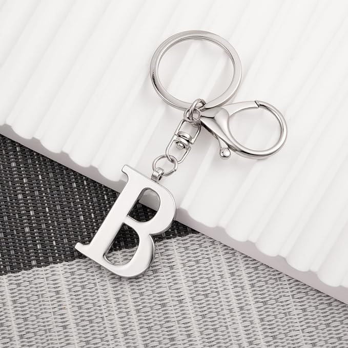 LAXPICOL Gold Letter A-Z Keychain - Image 2