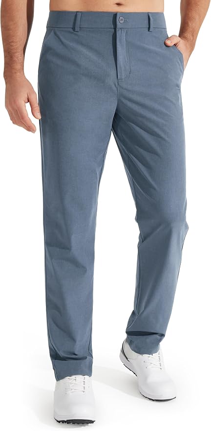 Libin Mens Golf Pants Stretch Work Dress Pants 30"/32"/34" Quick Dry by Libin