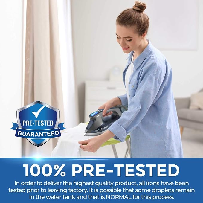 Pursteam Steam Iron for Clothes 1800W - Image 5