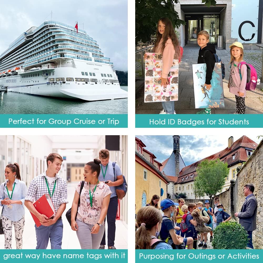 12 Pack Breakaway Lanyards Durable Neck Straps for Schools, Office, Cruise, Orange