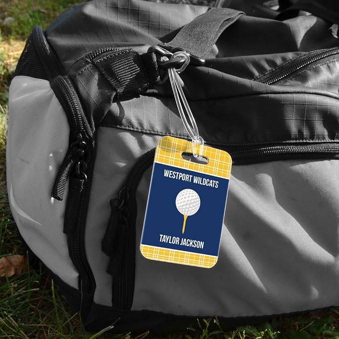ChalkTalkSPORTS Golf Luggage & Bag Tag | Personalized Team - Image 5