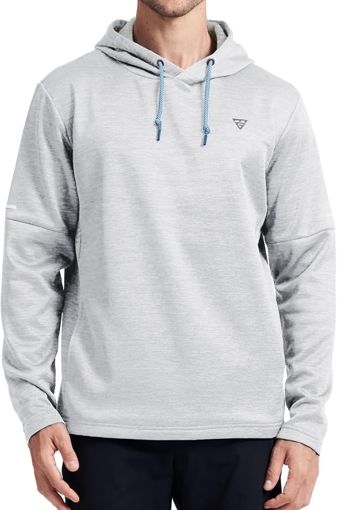 Hoodies for Men Golf Fleece Hooded Sweatshirts Dry Fit Athletic Lightweight - Image 2