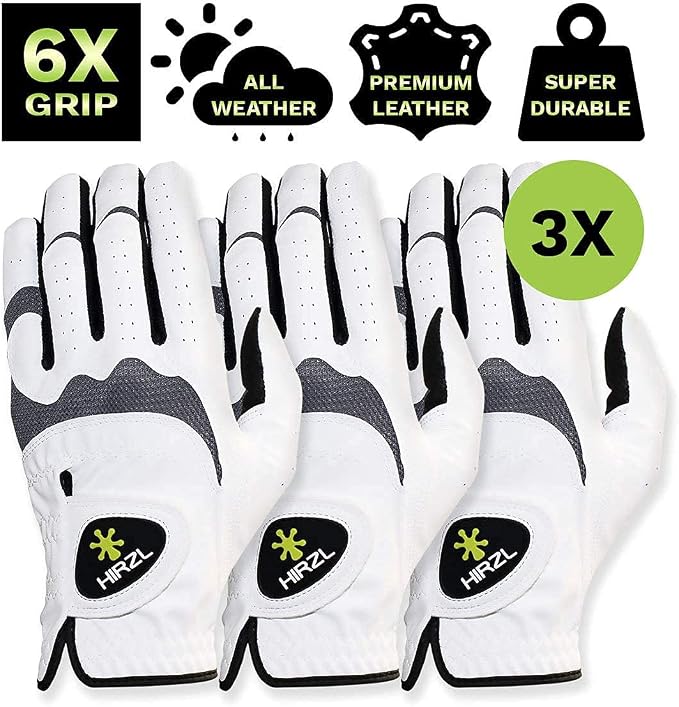HIRZL Trust Hybrid – Men’s All Weather Golf Glove | Kangaroo Leather | Ultimate - Image 2