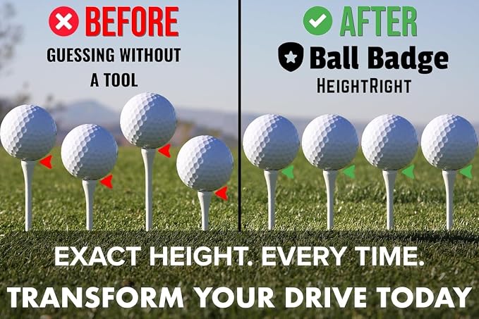 Ball Badge HeightRight Adjustable Golf Tee Height Tool – Precision Tee Height - Image 5