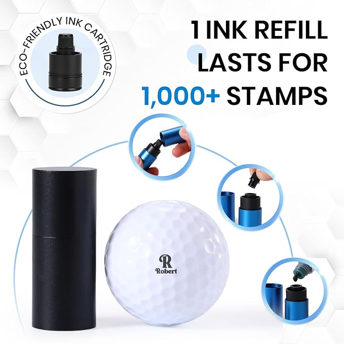 Golf Ball Stamp Personalized Marker - Image 3