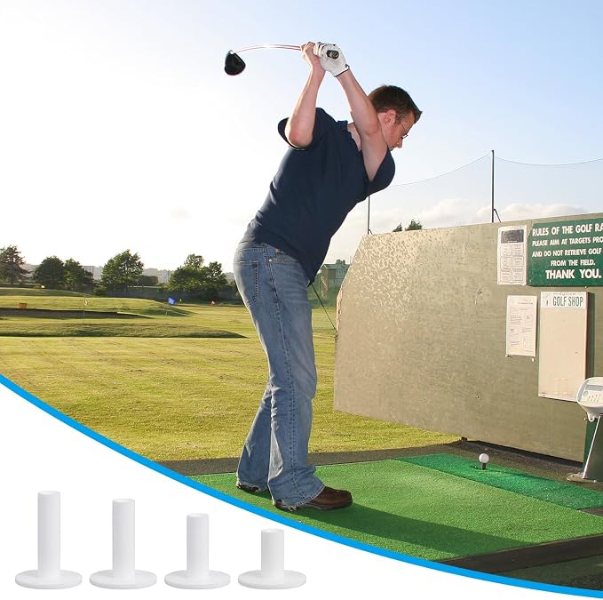 PATIKIL Rubber Golf Tees, Tall Practice Training Driving Range Tee Stable Ball - Image 4