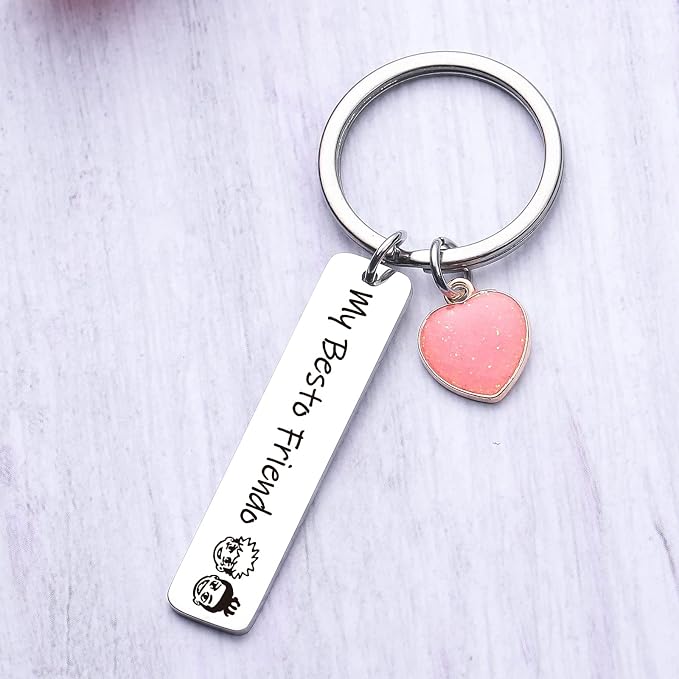 ZNOSVEI Bundle – 2 Items: Golf Keychain and Best Friend Keychain, Golf Cart Key - Image 6