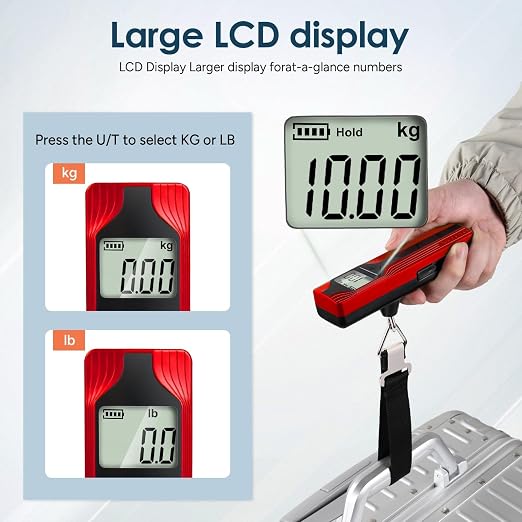 travel inspira Luggage Scale Battery-Free, Travel Essentials, Portable Handheld - Image 7