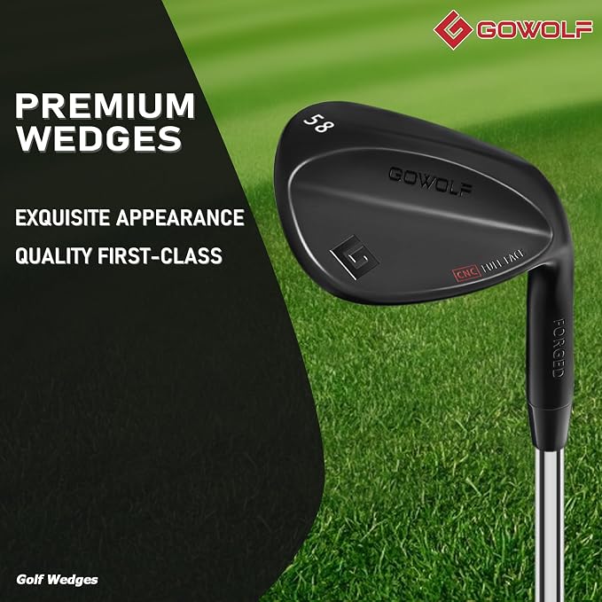 Gowolf Forged Golf Wedges 50/52/54/56/58/60/69 Degree Single or Sets - Image 2