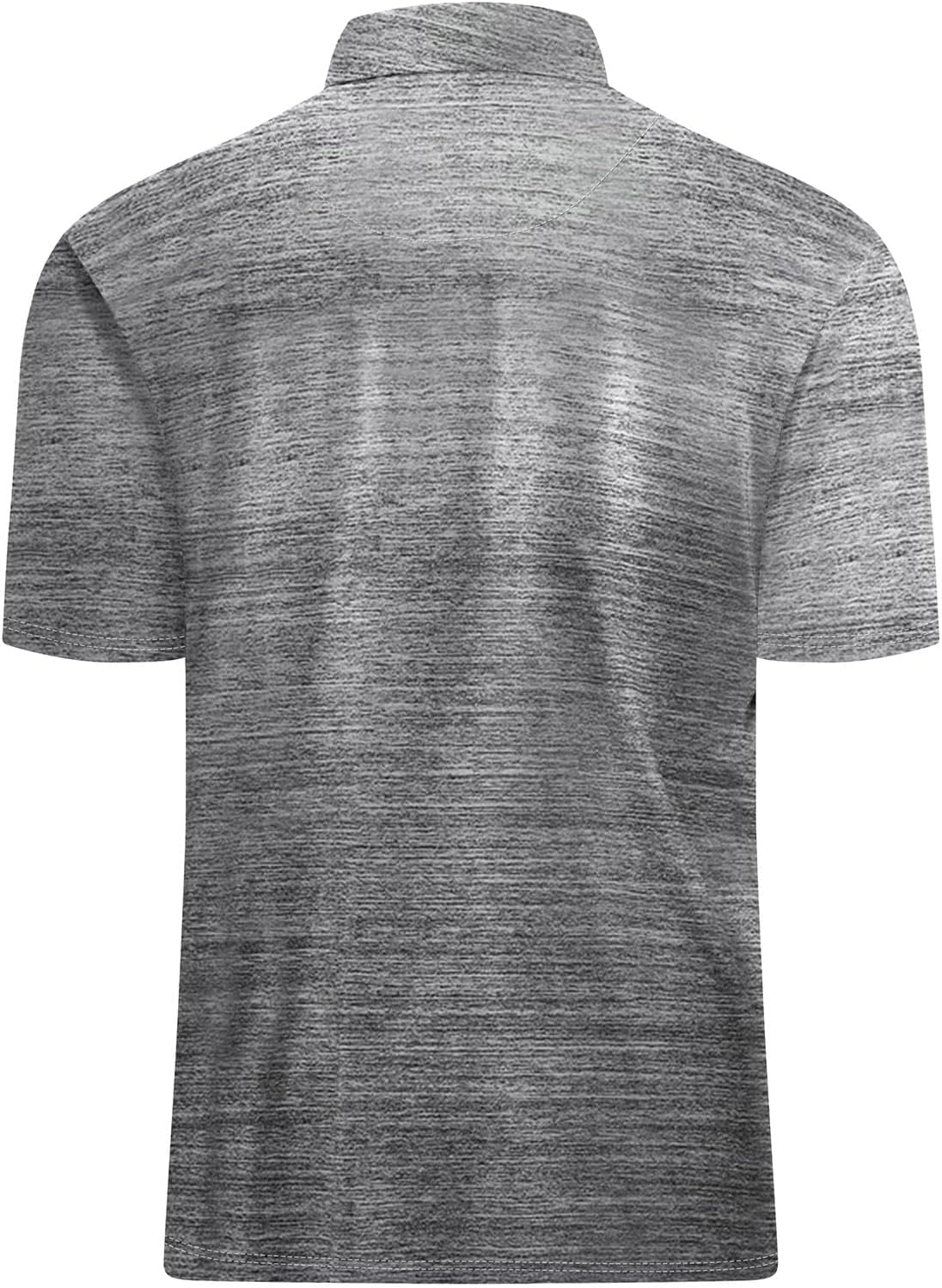 Hodaweisolp Golf Shirts for Men Dry Fit Print Moisture Wicking Performance Short Sleeve Polo Shirt