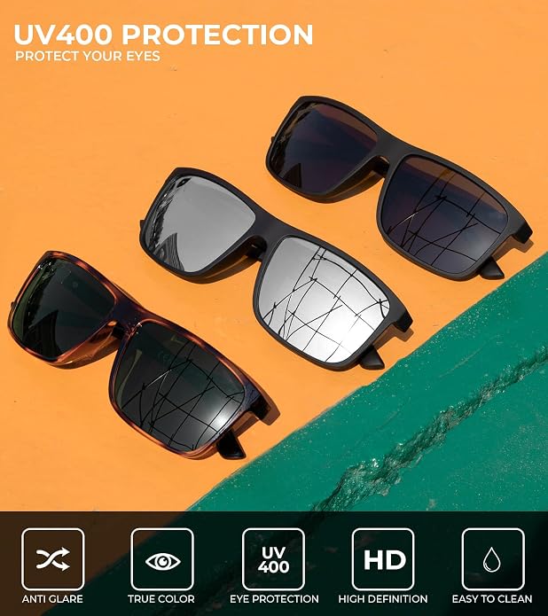 KALIYADI Polarized Sunglasses for Men and Women, Mens Sun Glasses - Image 5