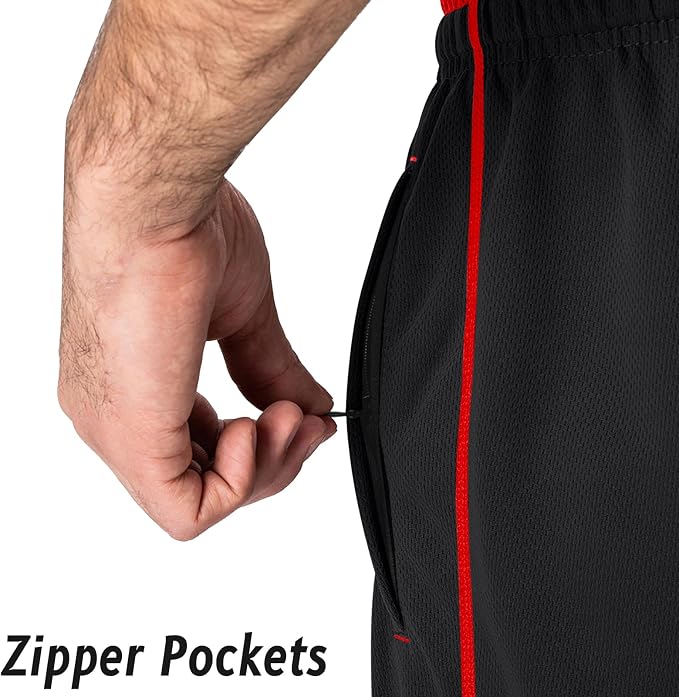 MAGNIVIT Men's Lightweight Sweatpants Loose Fit Open Bottom Mesh Athletic Pants - Image 4