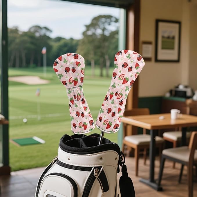 Golf Club Head Covers for Club Protective, Waterproof PU Leather Driver Fairway - Image 4