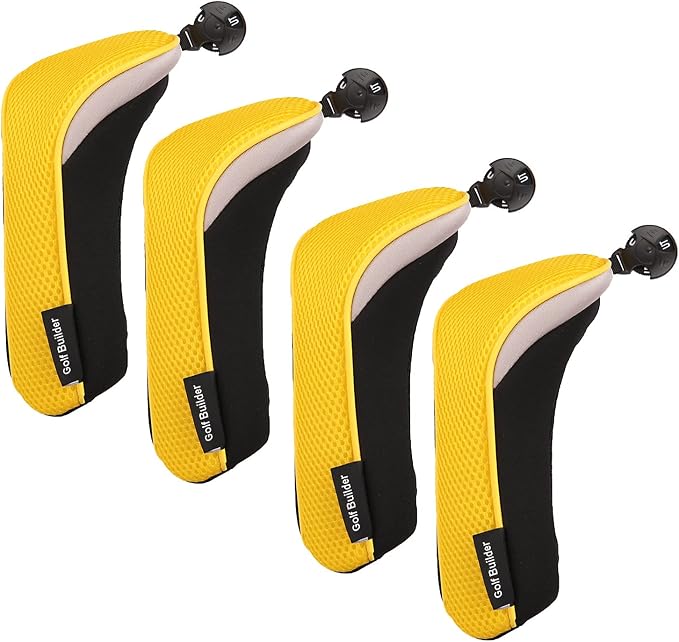Sword &Shield sports Golf Hybrid Club Head Covers Set of 4 by Unknown