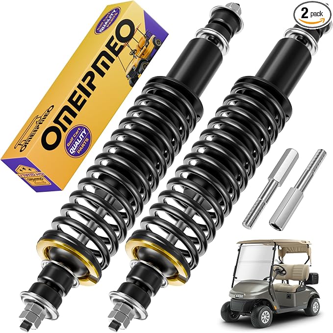 EZGO TXT Shocks, Golf Cart Front/Rear Shock Absorber, Golf Cart Heavy Duty Coil by Unknown