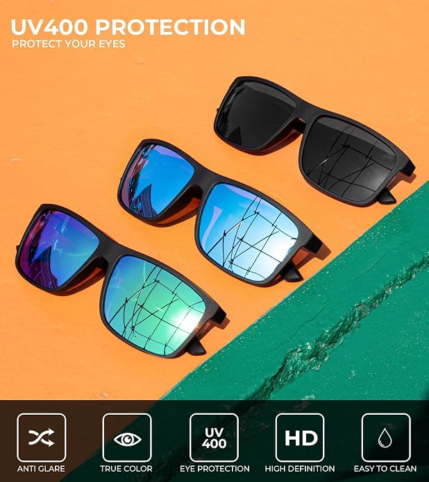 KALIYADI Polarized Sunglasses for Men and Women, Mens Sun Glasses - Image 5