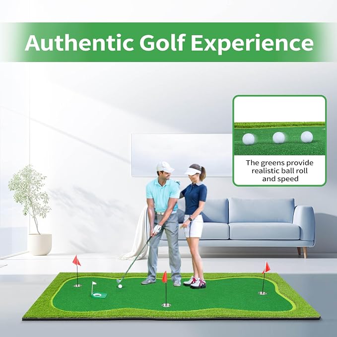 Golf Putting Green, Professional Large Practice Putting Mat - Image 2