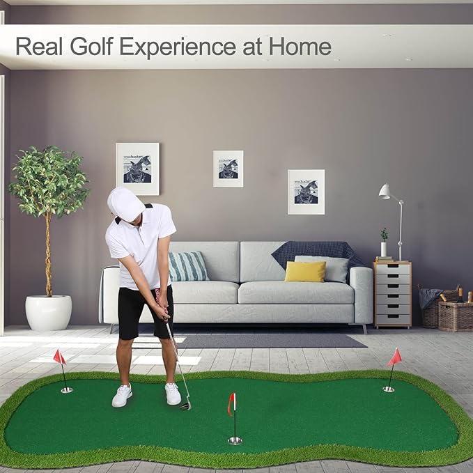Golf Putting Green, Practice Putting Green Mat, Large Professional Golfing - Image 2
