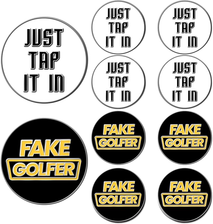 Amy Sport Golf Ball Markers Assorted Patterns Fits All Magnetic Golf Tools by AmySport