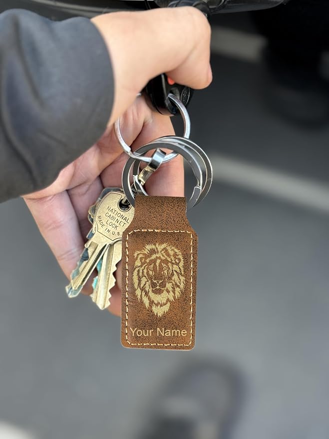 LaserGram Rectangle Keychain, Disc Golf, Personalized Engraving Included - Image 7