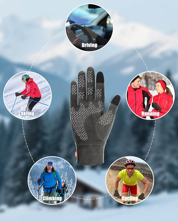 Aegend Lightweight Winter Gloves - Image 5