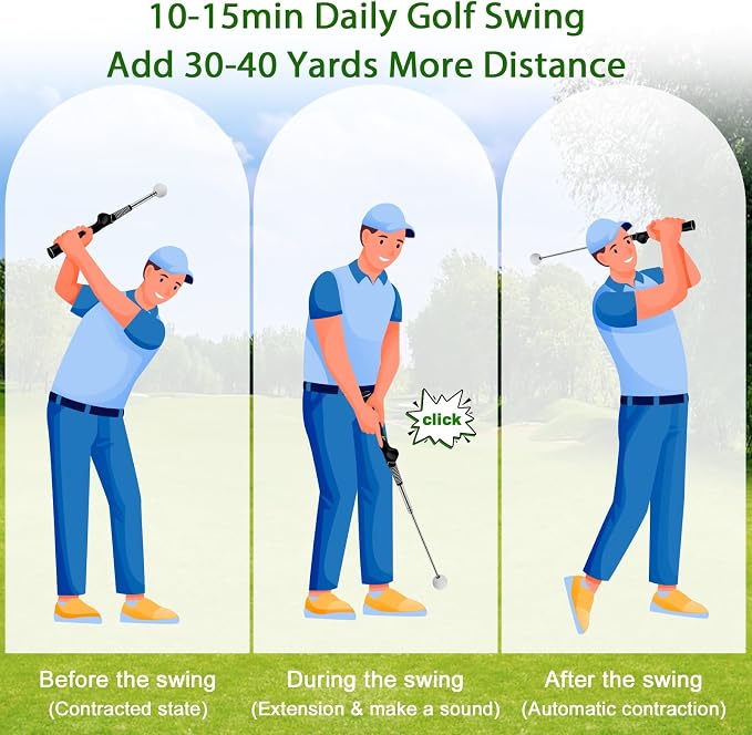 Retractable Golf Swing Trainer - Image 2