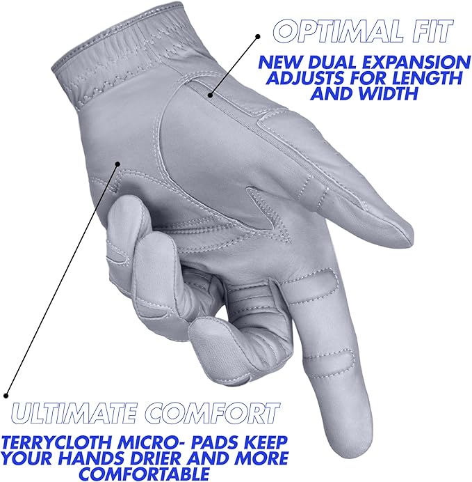 Bionic Men's StableGrip 2.0 Grey Golf Glove - Image 3