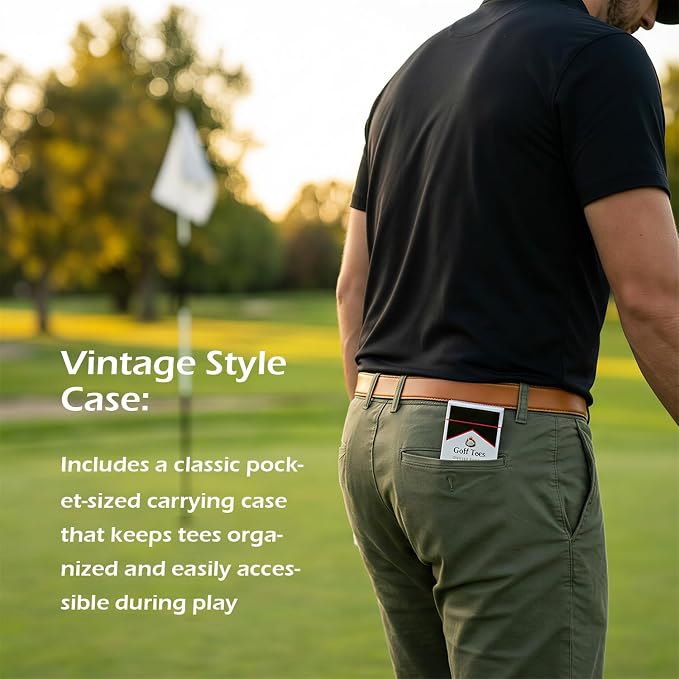 Premium Bamboo Golf Tee 83mm Tees | Golf Gifts - Image 2