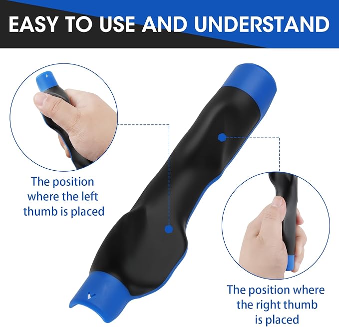 Ergonomic Golf Grip Trainer, Golf Swing Training Aid - Image 4