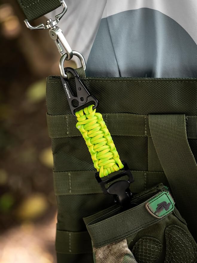 Tactical Glove Clips Work Glove Holders Strap w/Metal Alligator - Image 3