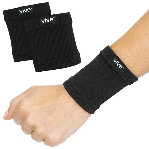 Vive Wrist Compression Sleeves for Women & Men by Vive