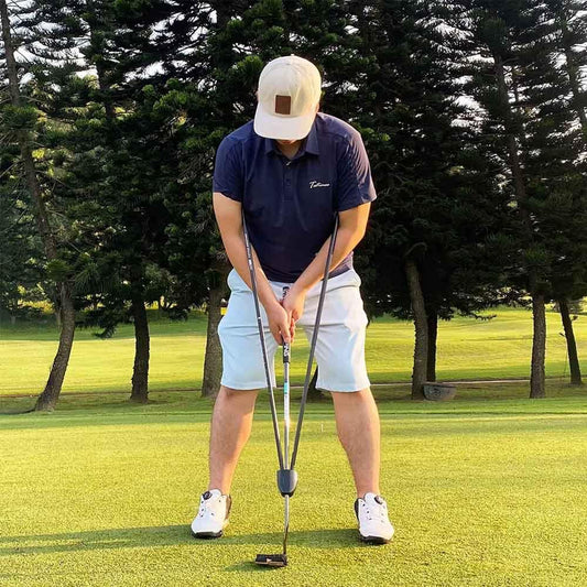 Golf Putting Training Aid, Putting Aid Golf Training Equipment for Perfect Putt, Attaches to Any Putter Shaft