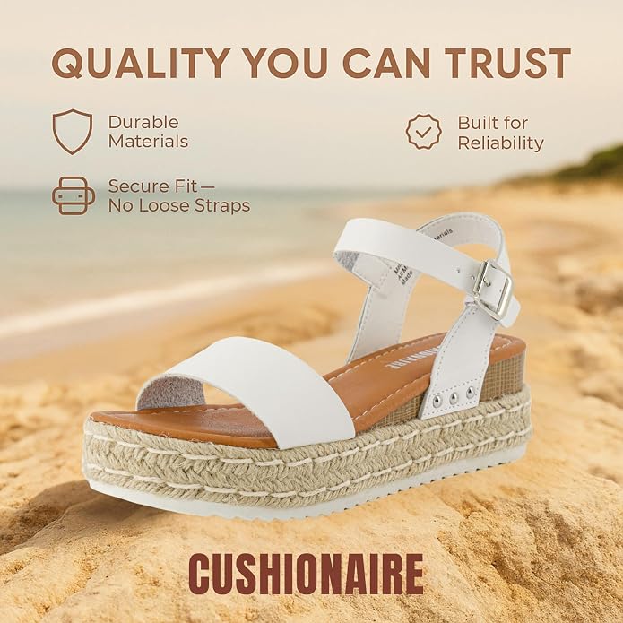 CUSHIONAIRE Melissa Espadrille Platform Sandals - Image 6