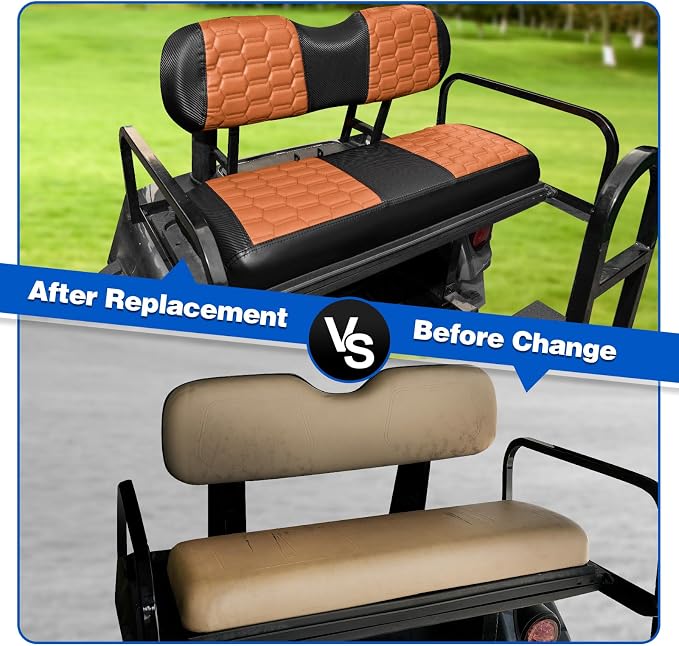 NOKINS Golf Cart Seat Covers, Fits - Image 4