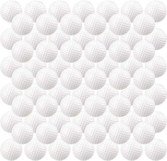 Junkin 80 Pcs Foam Golf Balls Rubber Practice Balls Realistic Feel and Flight by Junkin