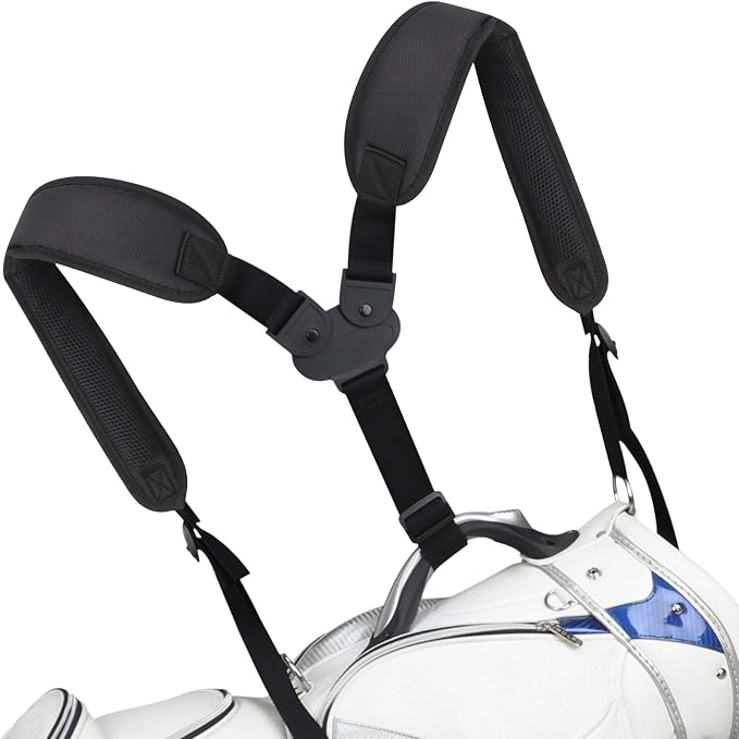 BIG TEETH Golf Bag Straps Swivel Backpack Straps Golf Bag Double Strap by BigTeeth